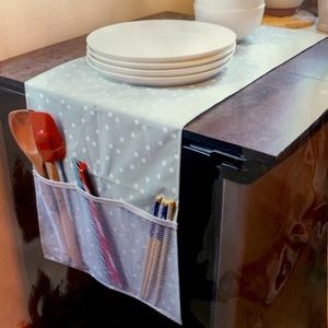 Polka Dot Mini Fridge Caddy